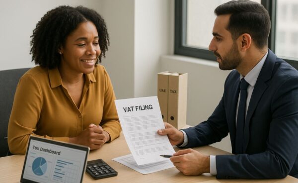 advisor guiding VAT client